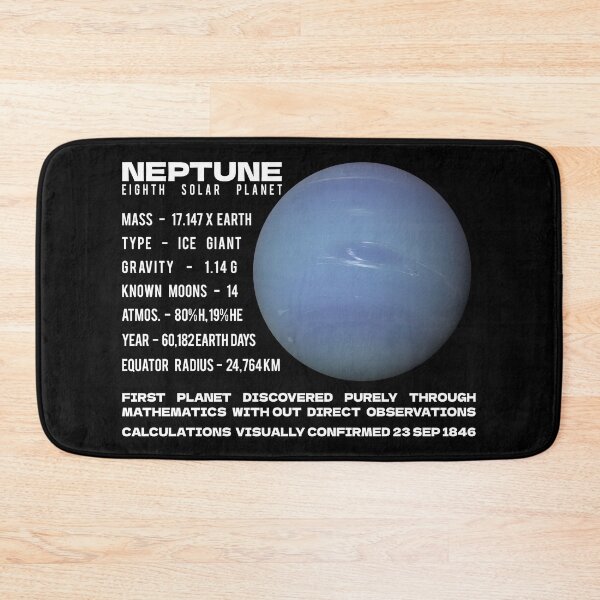 Item preview, Neptune Planet Space Facts Infographic Gift designed and sold by Maljonic.