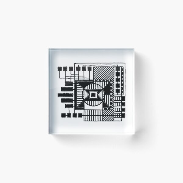 Item preview, Black & White Doodle - Techno Style 1 designed and sold by CareyO.