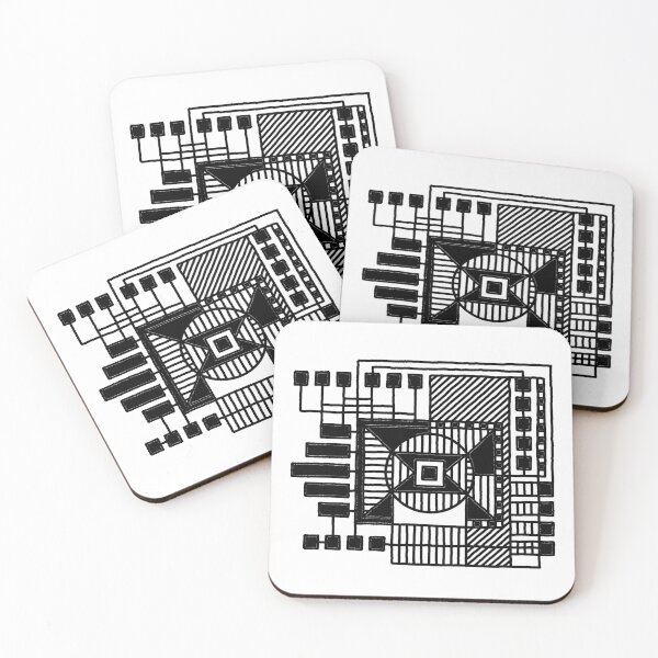 Item preview, Black & White Doodle - Techno Style 1 designed and sold by CareyO.