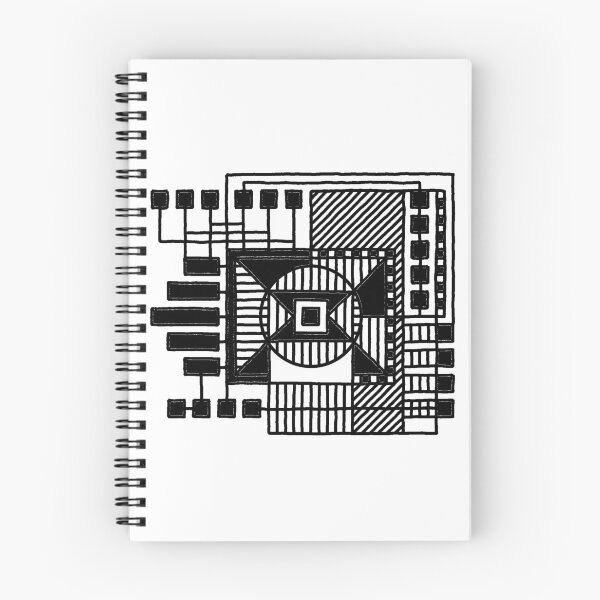 Item preview, Black & White Doodle - Techno Style 1 designed and sold by CareyO.