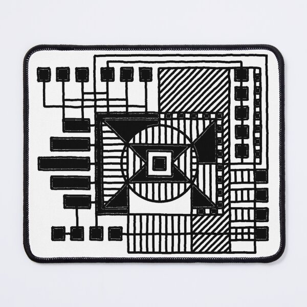 Item preview, Black & White Doodle - Techno Style 1 designed and sold by CareyO.