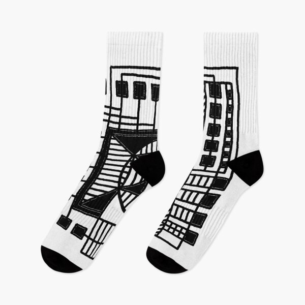Item preview, Black & White Doodle - Techno Style 1 designed and sold by CareyO.