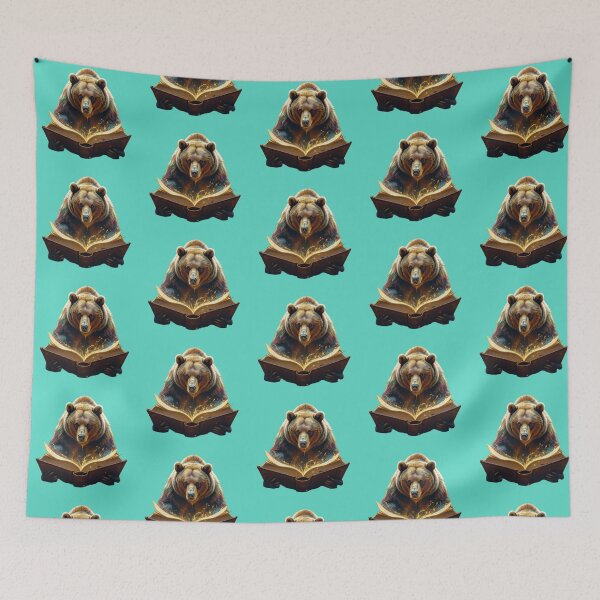 Item preview, Reading is Grizzly designed and sold by Whimsical Art by Angela.