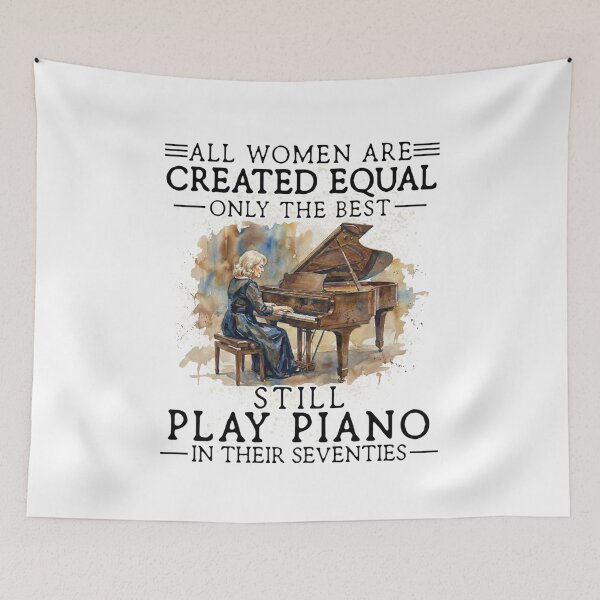 Item preview, Funny 70th Birthday Piano Gifts Women 70 Years Old Pianist designed and sold by ohmylore-arts.