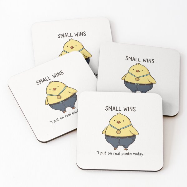 Item preview, Small Wins Chick Wearing Pants designed and sold by CamaleonDesigns.