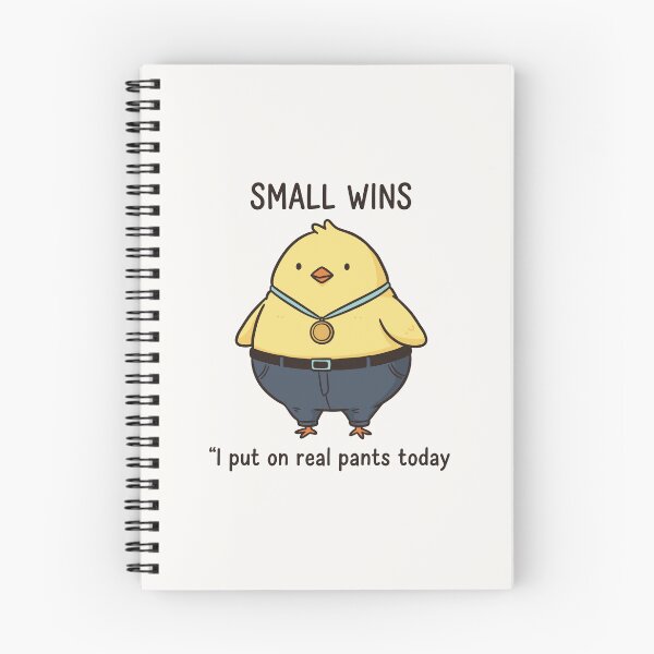 Item preview, Small Wins Chick Wearing Pants designed and sold by CamaleonDesigns.