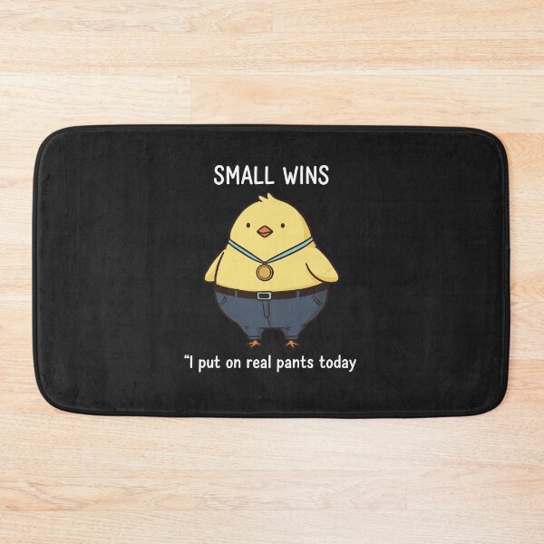 Item preview, Small Wins Chick Wearing Pants designed and sold by CamaleonDesigns.