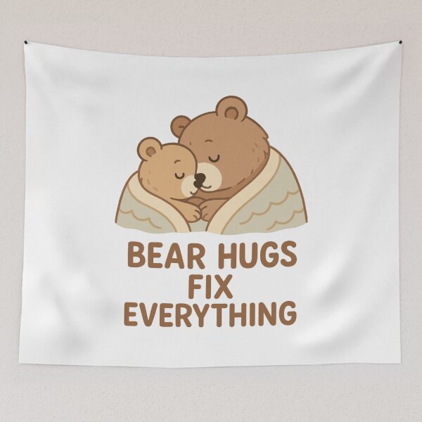 Item preview, Two Bears Hugs Fix Everything designed and sold by Pineapple-Tree.