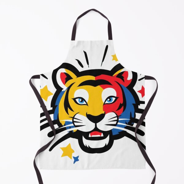 Item preview, Pop Art Tiger Head Graphic designed and sold by estampavibe.