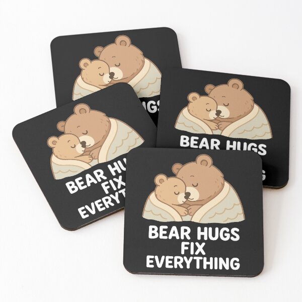 Item preview, Two Bears Hugs Fix Everything designed and sold by Pineapple-Tree.