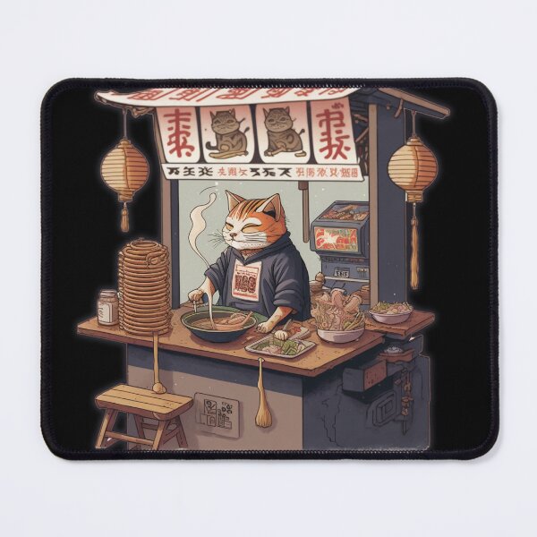 Item preview, Cat Ramen House designed and sold by TheSamuraiCat.