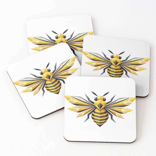 Item preview, Geometric bee designed and sold by SuperAIstar.