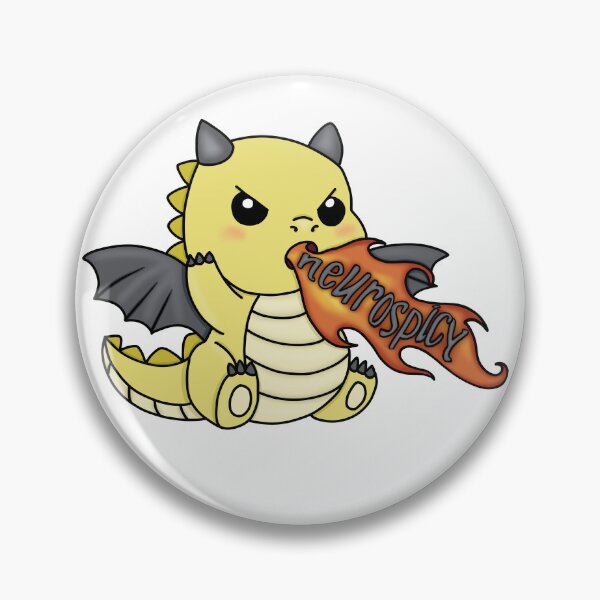 Item preview, Neurospicy dragon (autism disability pride) designed and sold by Becky-Marie.