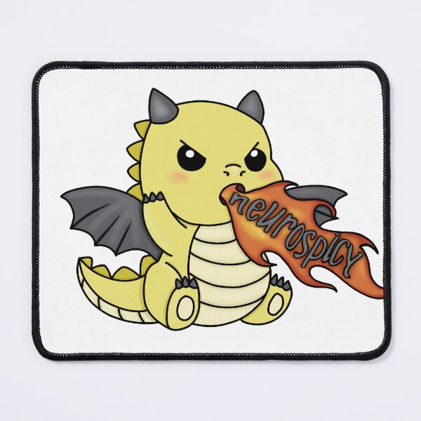 Item preview, Neurospicy dragon (autism disability pride) designed and sold by Becky-Marie.