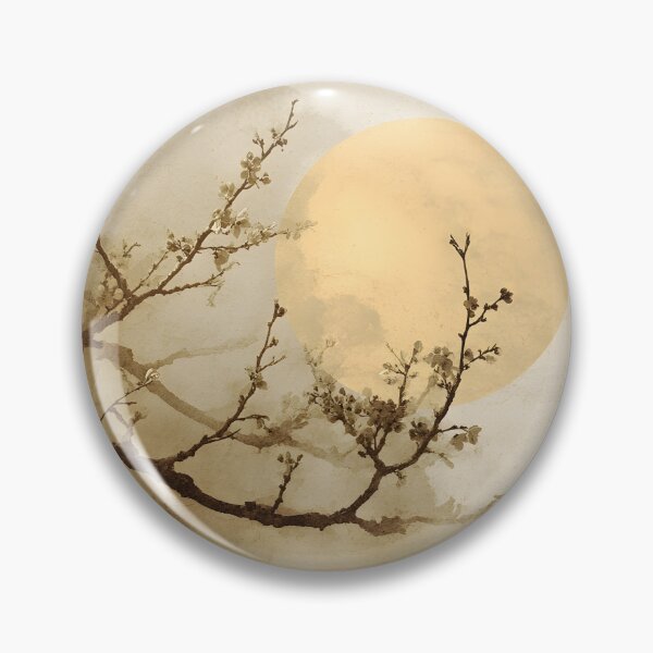 Item preview, Minimalist earthtone tree and sun print designed and sold by dcrc.
