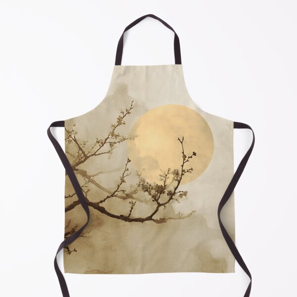 Item preview, Minimalist earthtone tree and sun print designed and sold by dcrc.