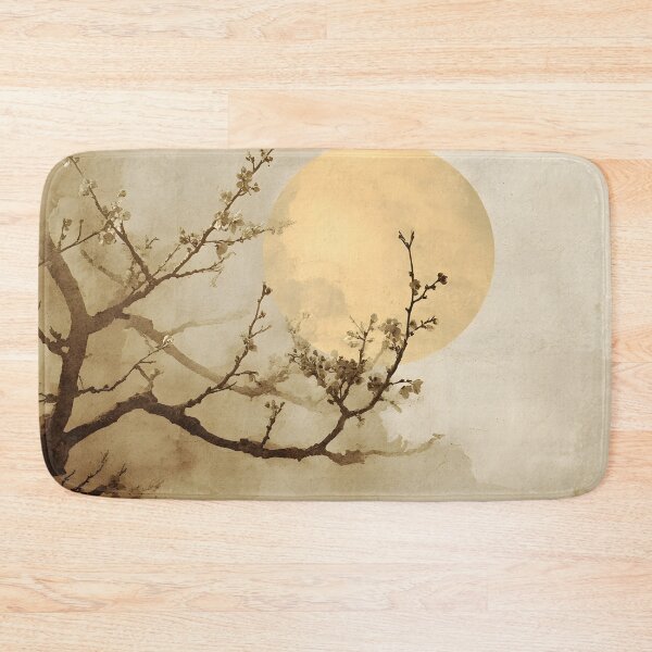 Item preview, Minimalist earthtone tree and sun print designed and sold by dcrc.