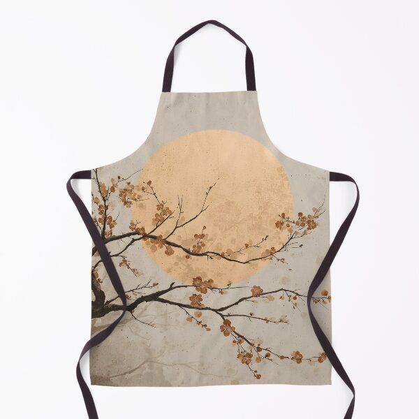 Item preview, Minimalist earthtone tree and sun print designed and sold by dcrc.