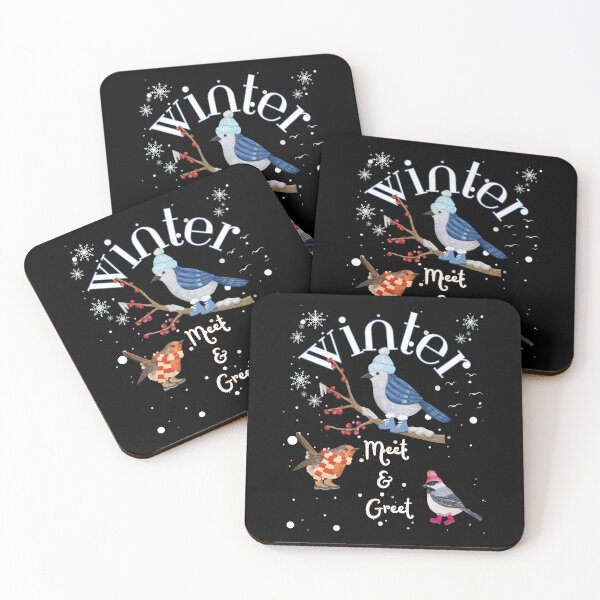 Item preview, Whimsical Winter Meet & Greet: Birds in Boots & Scarves designed and sold by SunandShade.