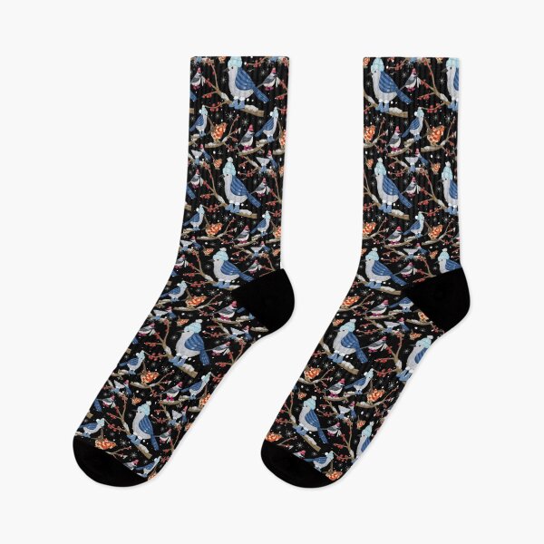 Item preview, Whimsical Winter Meet & Greet: Birds in Boots & Scarves designed and sold by SunandShade.