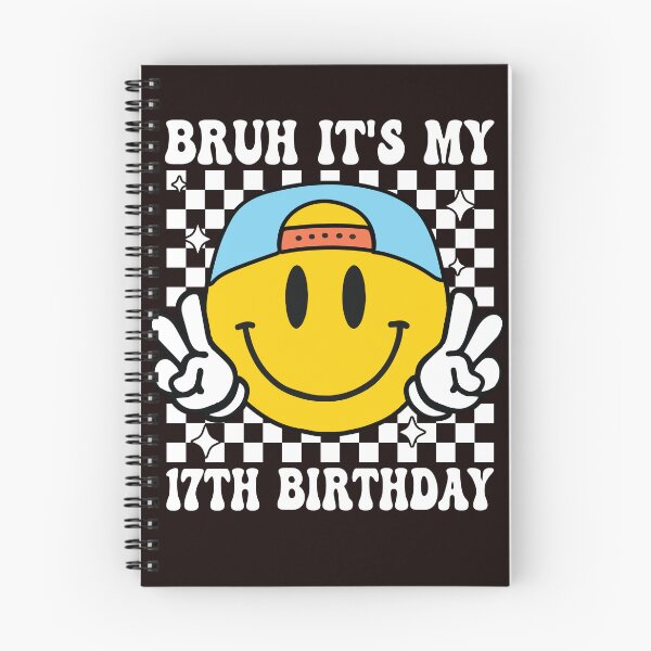 Item preview, It's My 17th Birthday 17 Years Old Boys Bruh I'm 17 Seventeen Party designed and sold by Night Forest.