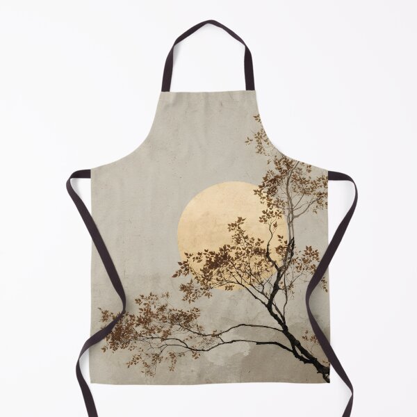 Item preview, Minimalist earthtone tree and sun print designed and sold by dcrc.