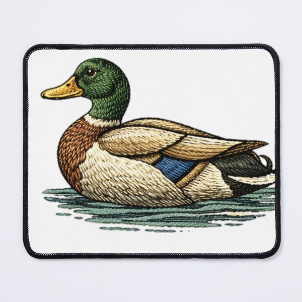 Item preview, Embroidered-Style Mallard Duck designed and sold by TJT-GRAPHIX.