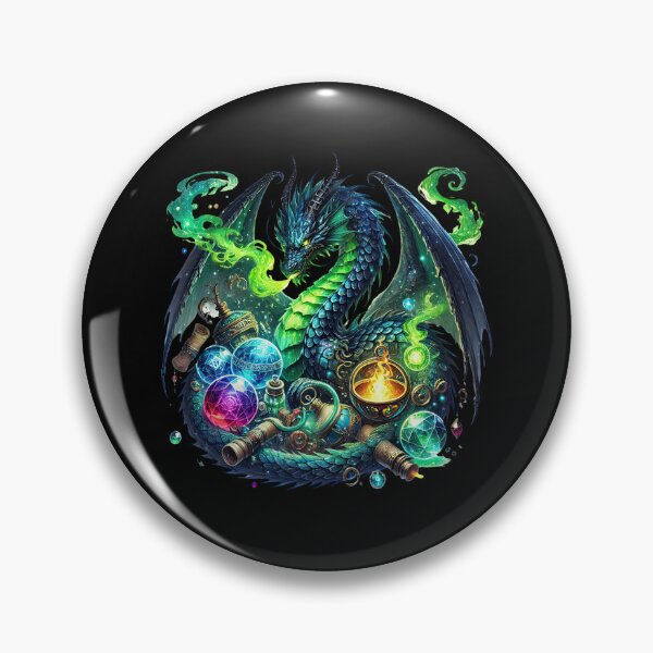 Item preview, The Alchemist’s Dragon designed and sold by TheInkRaven.