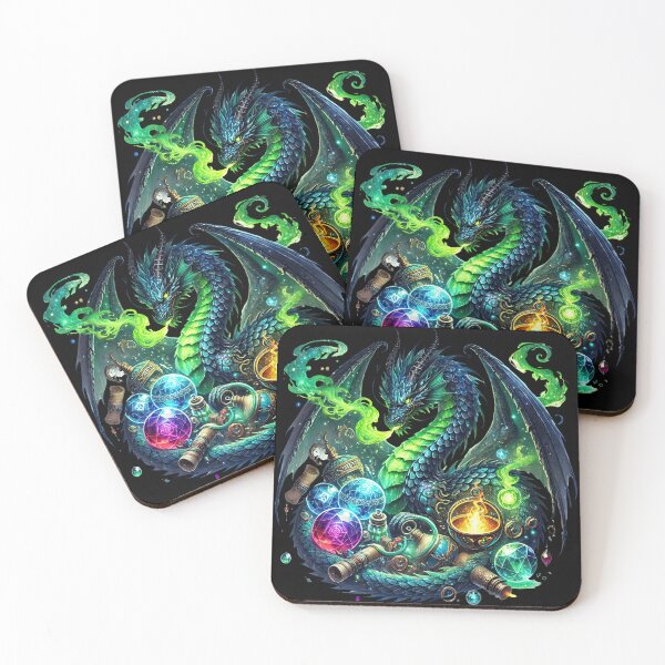 Item preview, The Alchemist’s Dragon designed and sold by TheInkRaven.