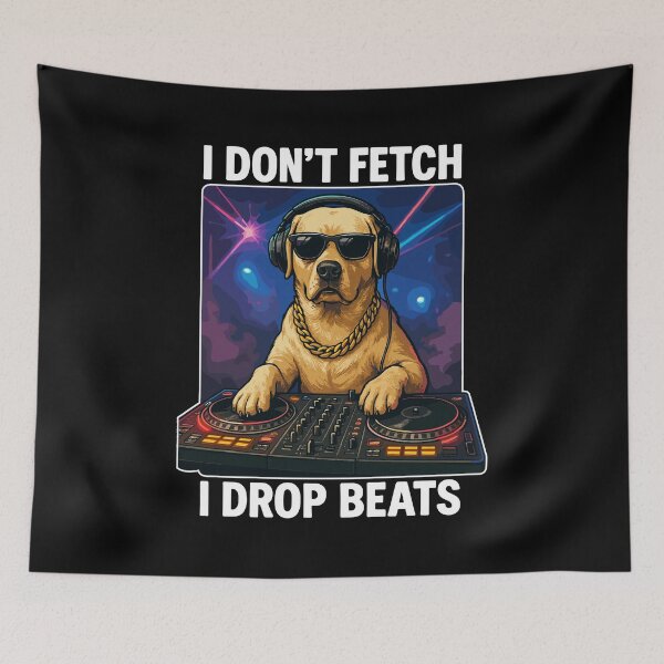Item preview, Labrador DJ: I Don't Fetch, I Drop Beats! designed and sold by Pineapple-Tree.