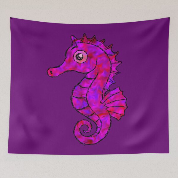 Item preview, Psychedelic seahorse designed and sold by BeJahMan.