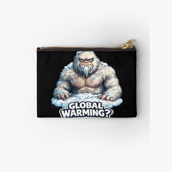 Item preview, GLOBAL WARMING? Angry Frozen Yeti Climate Joke designed and sold by Giggle Gear Tees.