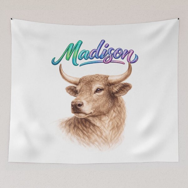 Item preview, Madison Ox Zodiac — Strength and Stability of the Chinese Ox designed and sold by AlexLineArt.