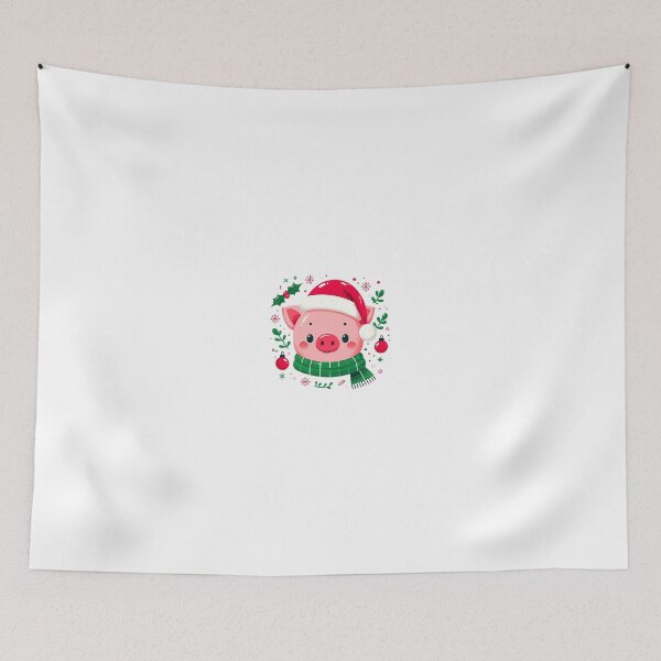 Item preview, Cute pig christmas designed and sold by Suukunna.