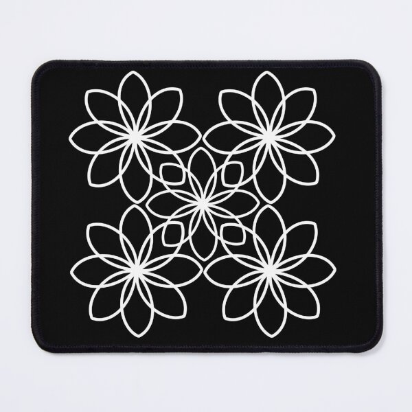 Item preview, Elegant Black and White floral graphic designed and sold by hollycooper.