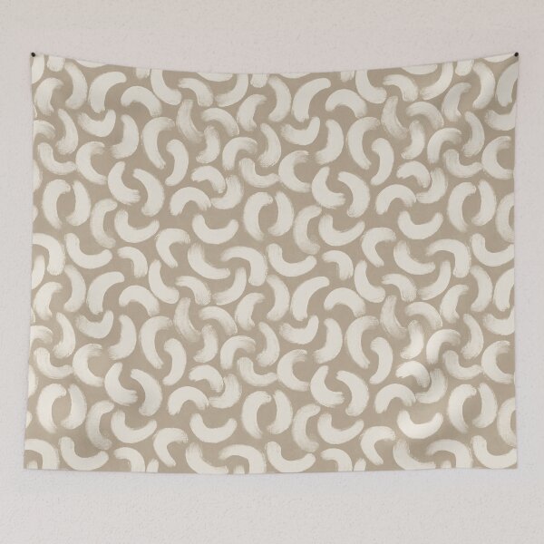 Item preview, Boho gouache brush strokes in muted greige designed and sold by Illustrated by Nat.