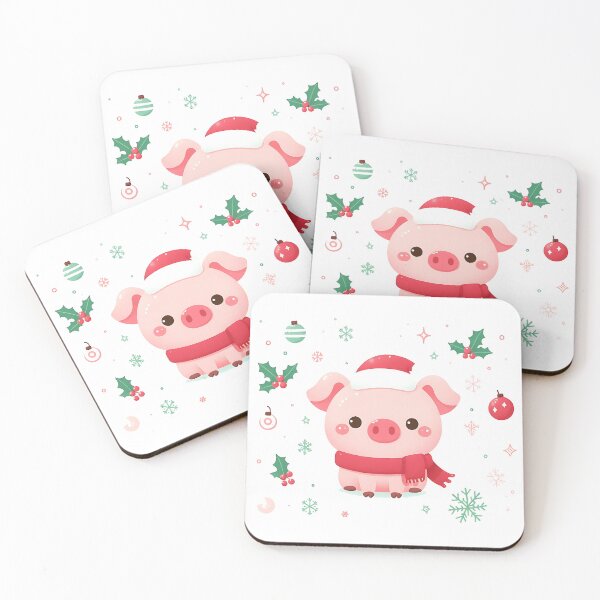 Item preview, Cute pig christmas designed and sold by Suukunna.