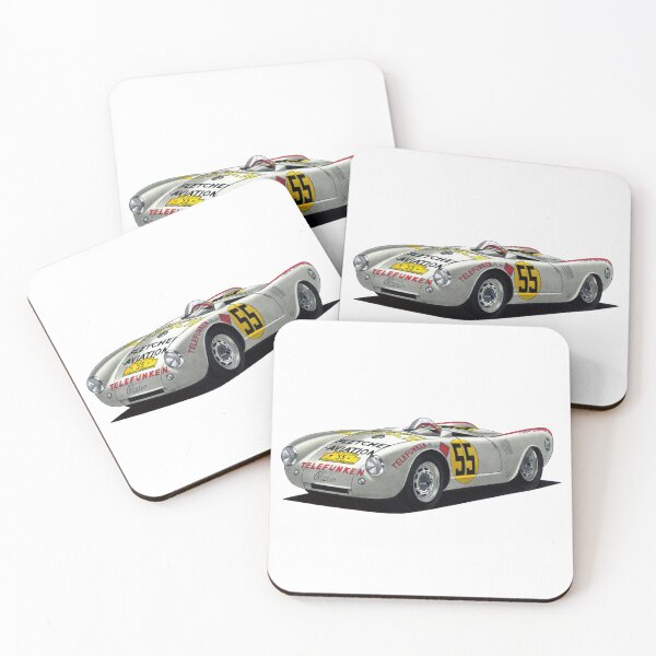 Item preview, Front view adorable famous classic retro racing car gray 550 RS Spyder Panamericana with flat boxer engine designed and sold by Cars23.