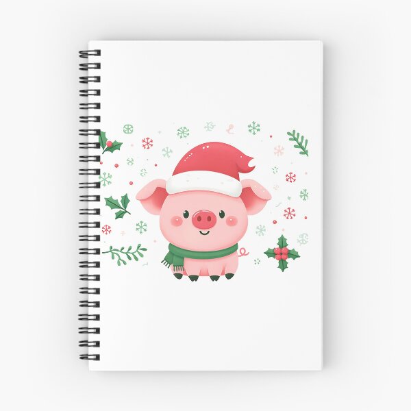 Item preview, Cute pig christmas designed and sold by Suukunna.