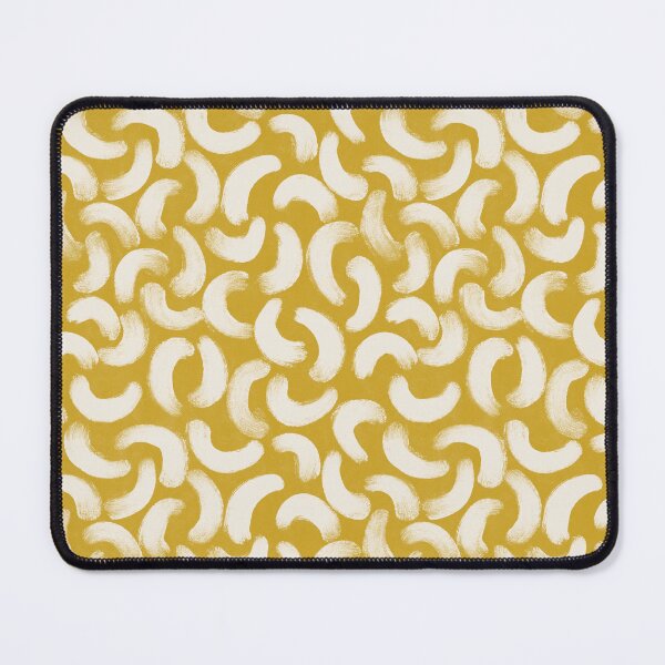 Item preview, Boho gouache brush strokes in warm mustard yellow designed and sold by Illustrated by Nat.