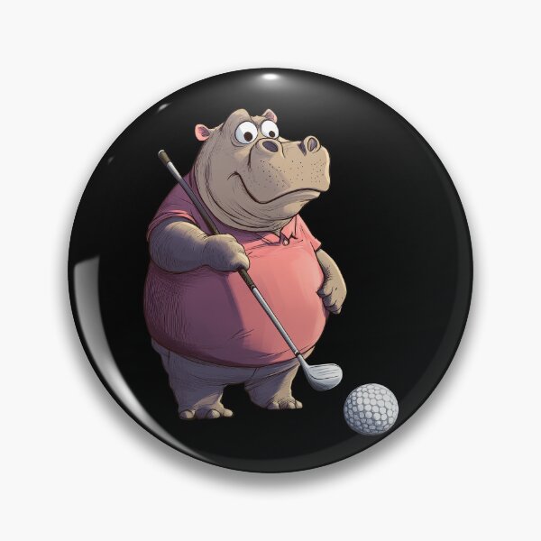 Artikelvorschau, Nilpferde Golf / Golfer Nilpferd entworfen und verkauft von Soulskier.