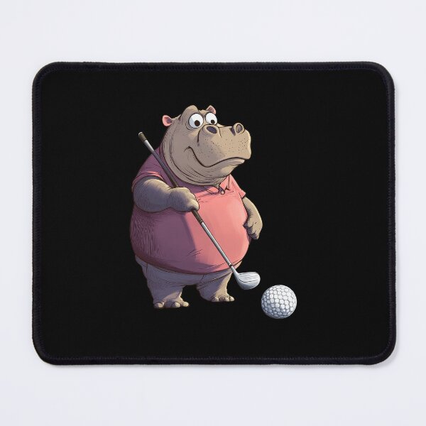 Item preview, Hippos Golf / Golfer Hippo designed and sold by Soulskier.