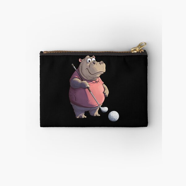 Item preview, Hippos Golf / Golfer Hippo designed and sold by Soulskier.
