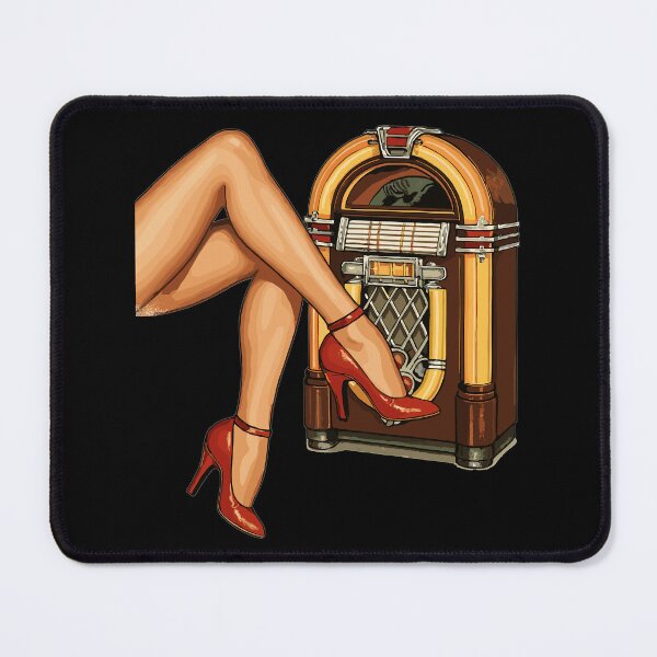 Item preview, Rockabilly 50s Heels Pin Up Legs Jukebox Retro Gift designed and sold by Pineapple-Tree.