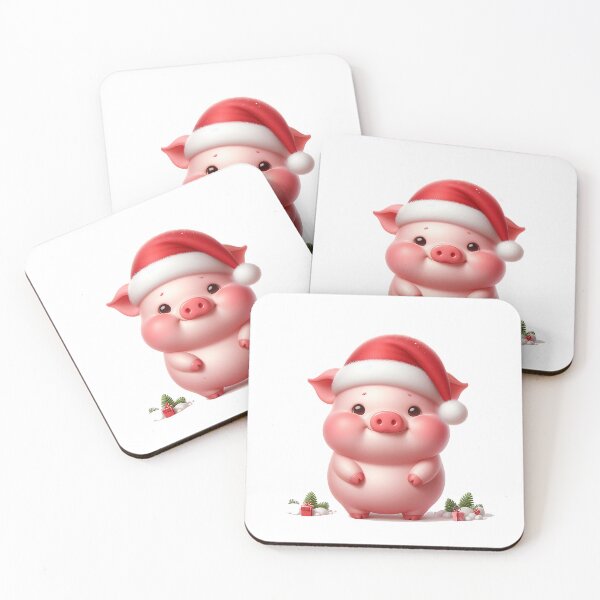Item preview, Cute pig christmas designed and sold by Suukunna.