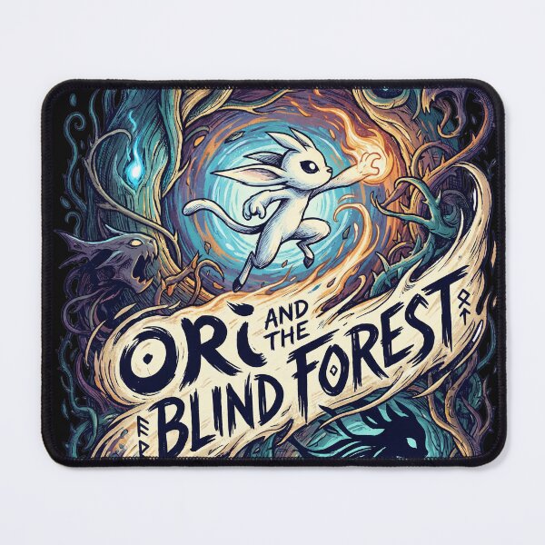 Item preview, Ori and the Blind Forest Will of the Wisps Spirit Guardian Niwen Nodeless Tree Ku Moon Studios Metroidvania Adventure Fan Art Portrait Poster T-Shirt Sticker Print Gift designed and sold by Senpaiwaves.