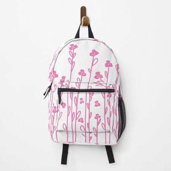 Item preview, Simple pink wildflower doodles minimalist floral designed and sold by hollycooper.