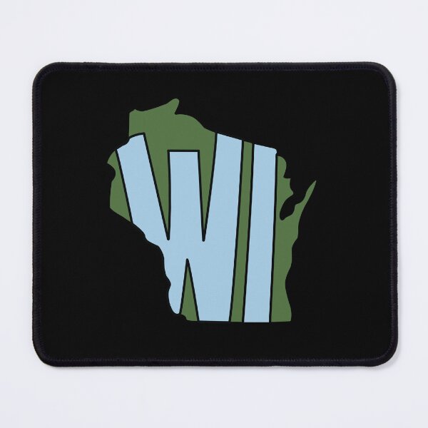 Item preview, Blue & green Wisconsin state designed and sold by Kayla Mitchell.