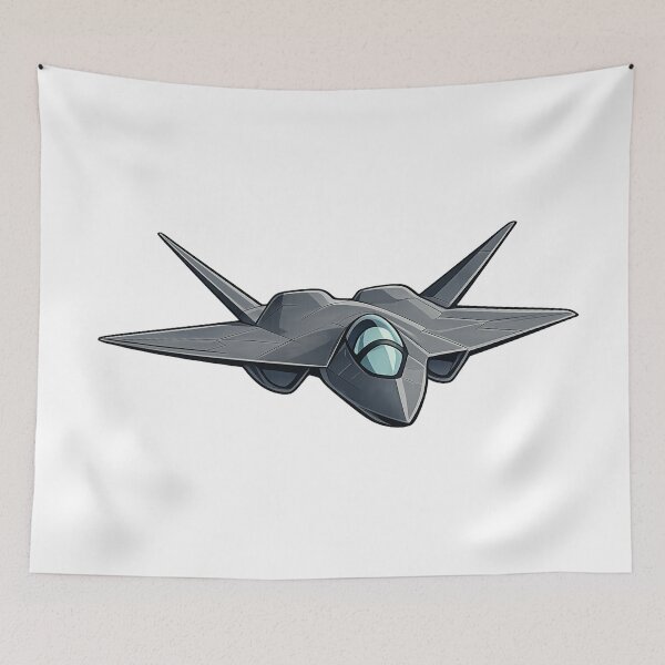 Item preview, YF-23A Black Widow Grey Stealth Fighter Illustration designed and sold by Combat Skies.