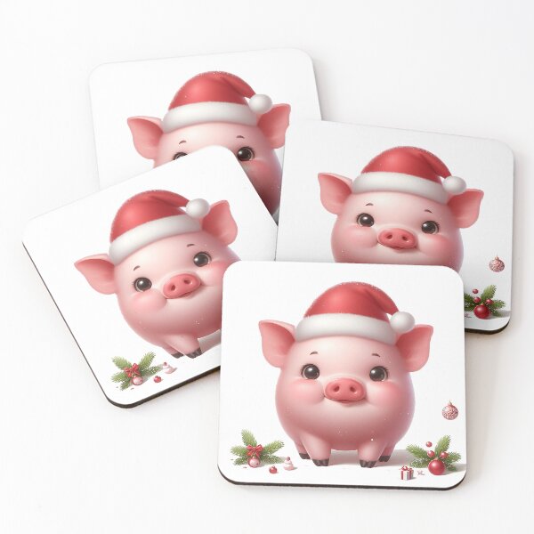 Item preview, Cute pig christmas designed and sold by Suukunna.
